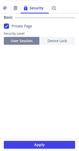 Security level